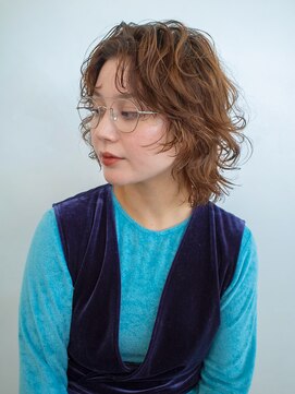 ワク(WAKU) 【WAKU】ウルフパーマ/ライトブラウン