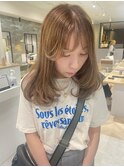 透明感ベージュ〇