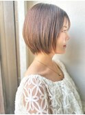 小顔魅せ効果◎似合わせカット×大人可愛い丸みショートp北浦和