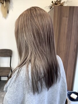 リベストバイジェービー 稲毛(li best. byjb) ダークアッシュ/大人ガーリー/似合わせカット[稲毛/白髪ぼかし]