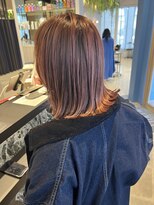 アース 郡山コスモス通り店(HAIR&MAKE EARTH) 切りっぱなしボブ