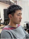 池袋アップバングスパイキーショート◎[池袋メンズ美容室］