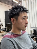 アイヴィー 池袋(IVY)&nbsp;池袋アップバングスパイキーショート◎[池袋メンズ美容室］