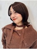 レイヤーボブ/顔まわりレイヤー/ボブ/外ハネボブ/小顔/表参道