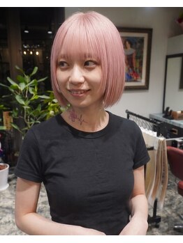 グッドフェローズ キタホリエ(GoodFellas kitahorie)の写真/価格だけで選ばせない、服まで似合うカットカラーで北堀江らしく垢抜けるお得なクーポンで可愛く大変身。