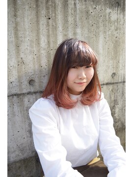 ラフィーネ(raffine) ブラウンピンクグラデーション