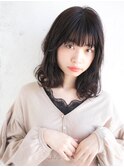 ダークブラウンでほんのりカラー