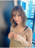 【Lond佐野】モテナチュラル無造作ウェーブ小顔アッシュブラウン