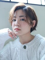 ラべリー 池袋(LOVELEY)&nbsp;ペールチャイティベージュ×ガーリーショート【池袋】