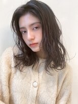 カナン 銀座(CANAAN)&nbsp;地毛風カラー　グレージュ　ラフミディアム