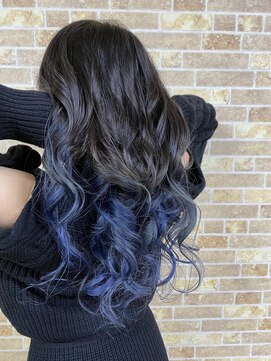 ヘアーサロン カエ(KAE) 【派手さの中に落ち着きのある印象に】グラデーションカラー