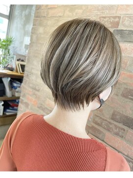 グッドネイバーズ 水戸(GOOD NEIGHBORS グッドネイバーズ) 丸みショート×ミルクティーベージュ