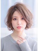 大人かわいい20代30代40代伸ばしかけショートボブ