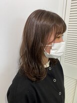 アドラーブル 万代店 (adorable)&nbsp;【柔らかベージュ】透明感たっぷりカラーレイヤースタイル20代