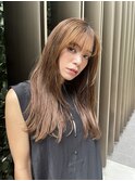 アッシュオリーブ×アースカラー×ニュアンスカラー