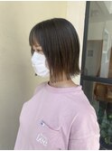 切りっぱなしボブ