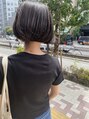 アルク(arc) ナチュラルなボブヘア。柔らかいニュアンス作り得意です。