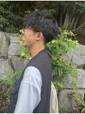 波巻マッシュパーマ