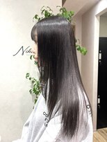 ニカ ボーテ(Nika beaute)&nbsp;【髪質改善】レイヤーカット×ダークグレー