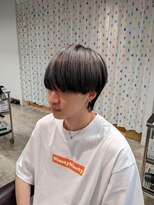 コワファーストナガサキシャンプーボーイ(COIFF1RST NAGASAKI SHAMPOO BOY)&nbsp;アンブレラカラー×アッシュグレー