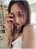 酸性ストレート×ミディアムスタイル