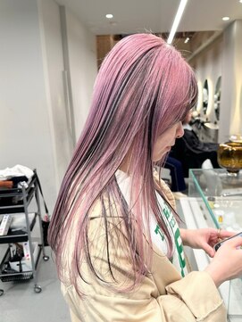 ソル 栄矢場町(SOL) 切りっぱなしボブ/美髪/ピンクブラウン[栄駅/矢場町駅]