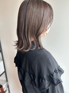 ツイギー 宮西店(TWiGGY) ハイライトたっぷりオリーブカラー