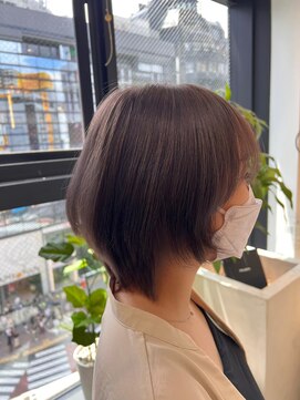 ジーナ 船橋(Zina) 髪質改善＊マチルダボブアッシュカラー＊美髪【Zina船橋】