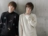 【★MEN'S限定★】再現性パーマ+似合わせカット+炭酸marbb
