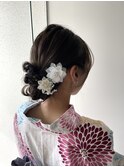 浴衣ヘアセット