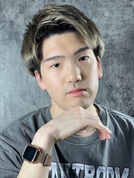 ヒロギンザ 銀座本店(HIRO GINZA) ハイトーンアップバング