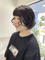 ウクラ バイ レシッド 池袋(uchla by rcid)&nbsp;ボブ/ショートボブ×ウェーブパーマ