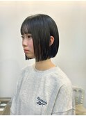 切りっぱなしボブ