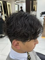 波巻きパーマ