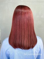 フェアリーテール 高坂店&nbsp;ブリーチオンカラー☆ハイトーンチェリーピンク