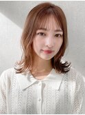 前髪 外ハネボブ ワイドバング イメチェン 美髪"