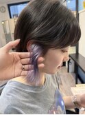 パープルイヤリングカラー
