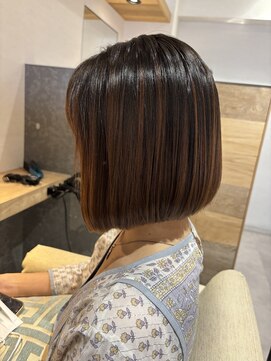 ブルーム ヘア デザイン ドゥーエ(bloom hair design due) ボブ×似合わせカット【ボブ/髪質改善/塚口】