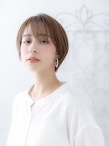 ヘアスタジオ ガロウ(hair stuido garou)&nbsp;くびれヘア/アプリコットオレンジ/ハイライトカラー/盛岡110