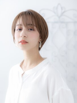 ヘアスタジオ ガロウ(hair stuido garou) くびれヘア/アプリコットオレンジ/ハイライトカラー/盛岡110