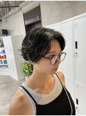 レディースショートパーマ