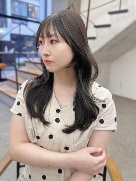 ミリ(mm) レイヤーカット オリーブベージュ カラー 韓国 髪質改善 仙台