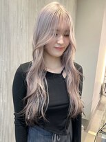 ソル バロール 表参道(SOL .valor)&nbsp;デザインカラーケアブリーチハイトーンカラー顔周りレイヤー韓国