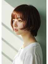 ライクバイコトナ 越谷(RIKE by kotona)&nbsp;レイヤーボブ/大人女性／小顔効果/ココアブラウンカラー/越谷