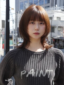 ネロ ヘアサロン 渋谷(NERO HAIR SALON) 【 松井 隆人 】ハッシュカット ウルフ ミディアム