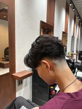 癖生かしセンターパート