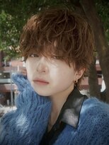 アイトーキョー 下北沢(AI TOKYO)&nbsp;ブラウンカラーで作る中性ウルフ/メンズカット/下北沢