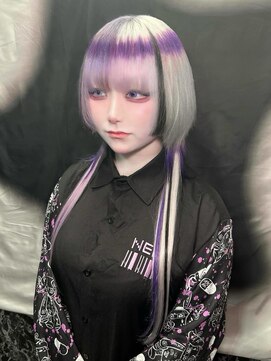 エルシャドール(EL-SHADDOLL) 白紫ツートン、エンジェルリングカラー