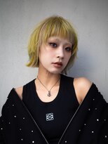 ギークス(GEEKS) 【GEEKS渋谷】ハッシュボブ/デザインカラー/冬カラー/ボブウルフ