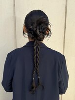 ヴィサージュプラス(VISAGE plus)&nbsp;タイトカチモリ×編みおろしヘア